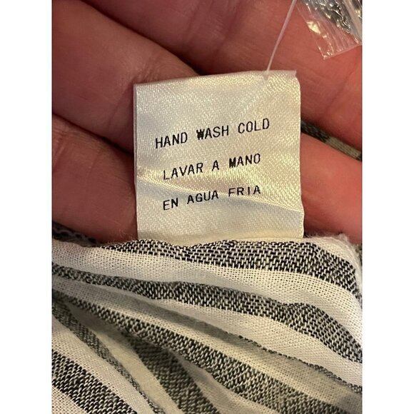 Ellison Blue And‎ White Striped Cotton Bell Sleeves Button Front Blouse Size S - Picture 13 of 13